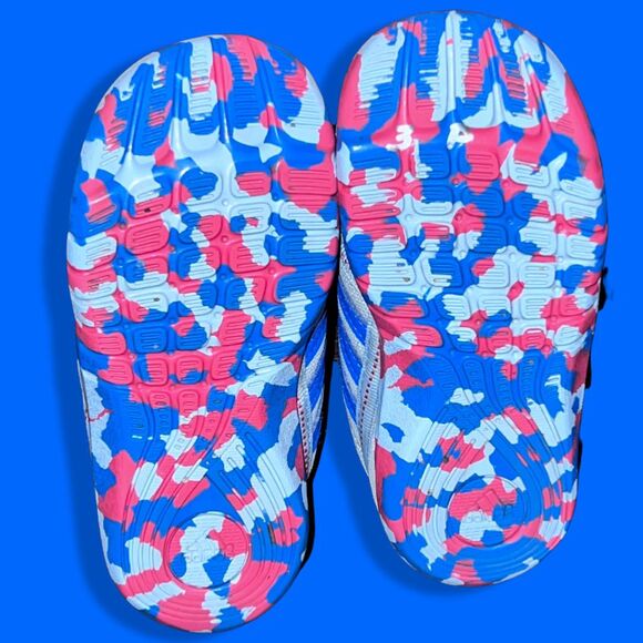 Adidas Unisex Toddler NatWeb Slip-On Low Sneakers JQ2 Blue B40084 Size 8K - Picture 4 of 7